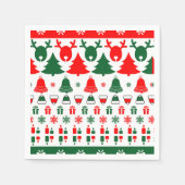 Serviette En Papier Thème de Noël (Devant)