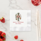 Serviette En Papier Thème de Noël Nutcracker (En situation)