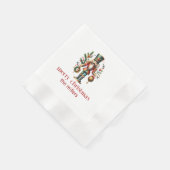 Serviette En Papier Thème de Noël Nutcracker (Coin)