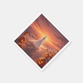 Serviette En Papier Thème de plage Halloween (Coin)