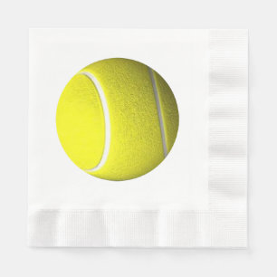 Serviette En Papier Thème de Tennis Ball Sport