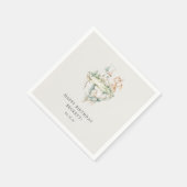 Serviette En Papier Thème Dragon mignonne Anniversaire (Coin)