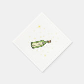 Serviette En Papier Thème du message dans une bouteille (Coin)