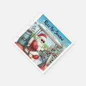 Serviette En Papier Thème Golf Rizz la Saison 67 Nom (Coin)
