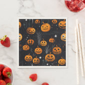 Serviette En Papier Thème Halloween (En situation)