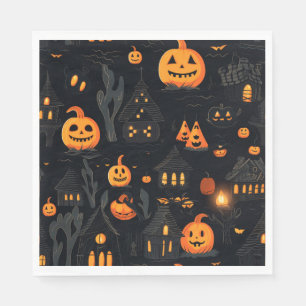 Serviette En Papier Thème Halloween