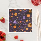 Serviette En Papier Thème Halloween (En situation)