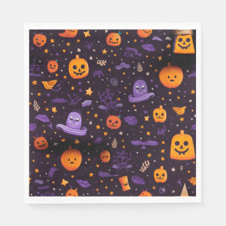Serviette En Papier Thème Halloween