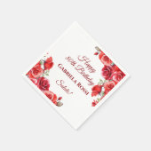 Serviette En Papier Thème italien 80e anniversaire Napkin (Coin)