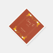 Serviette En Papier Thème Mariage classique (Coin)