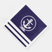 Serviette En Papier Thème nautique (Coin)