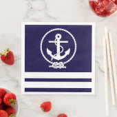 Serviette En Papier Thème nautique cool et élégant (En situation)