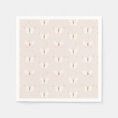 Serviette En Papier Thème Papillon Anniversaire (Devant)