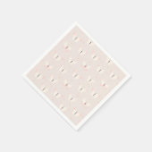 Serviette En Papier Thème Papillon Anniversaire (Coin)