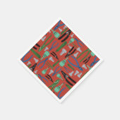 Serviette En Papier Thème professionnel de construction (Coin)