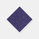 Serviette En Papier Thème Solareclipse étoile d'or céleste (Coin)