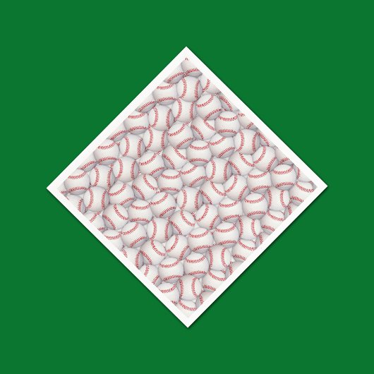 Serviette En Papier Thème sportif Papier de baseball Napkins