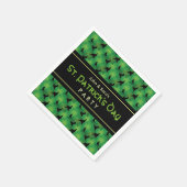 Serviette En Papier Thème Trèfle Fête de la Saint-Patrick (Coin)