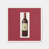 Serviette En Papier Thème Vin Français / Papier à thème (Devant)