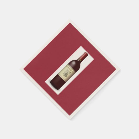 Serviette En Papier Thème Vin Français / Papier à thème (Coin)