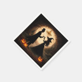 Serviette En Papier Thème vin pour soirée Halloween (Coin)