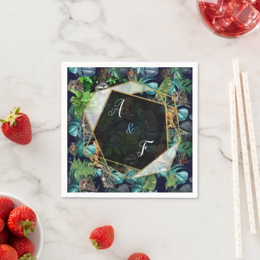 Serviette En Papier Thèmes de fête nocturne (En situation)