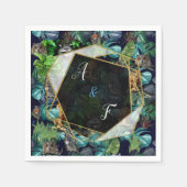 Serviette En Papier Thèmes de fête nocturne (Devant)