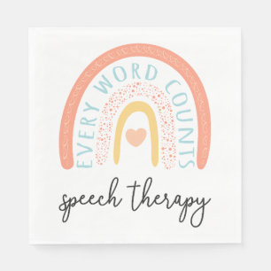 Serviette En Papier Thérapie vocale II - Chaque mot compte