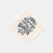 Serviette En Papier There's Always Something (Coin)