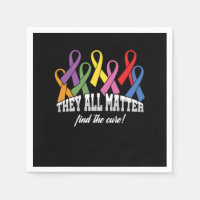 They All Matter Cancer Awareness Ribbon Venin