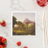 Serviette En Papier Thomas Cole  Rêve d'Arcadie (En situation)