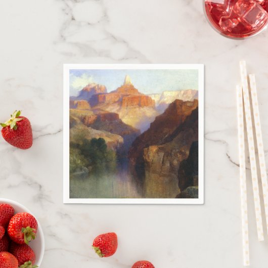 Serviette En Papier Thomas Moran Zoroaster Peak (En situation)