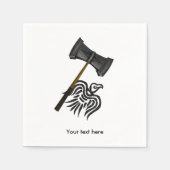 Serviette En Papier Thor Viking War Hammer (Devant)