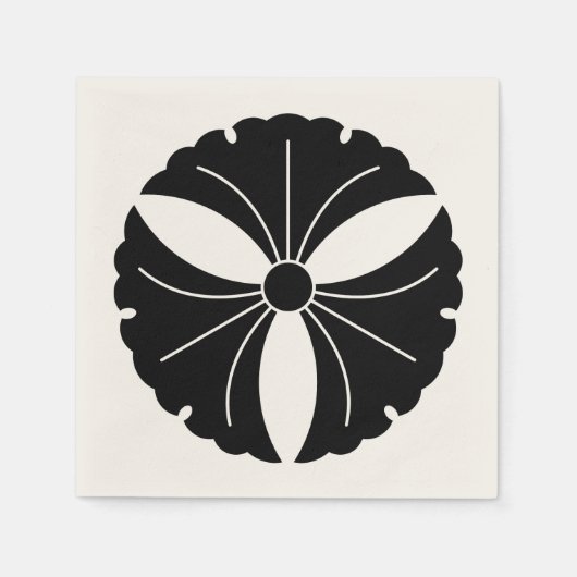 Serviette En Papier Three ginkgo (Devant)