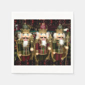 Serviette En Papier Three Wise Nutcracker Soldiers Christmas (Devant)