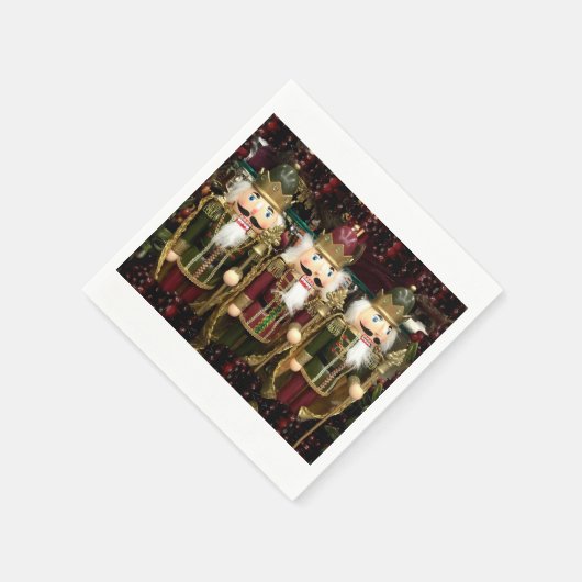 Serviette En Papier Three Wise Nutcracker Soldiers Christmas (Coin)