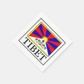 Serviette En Papier Tibet (Coin)