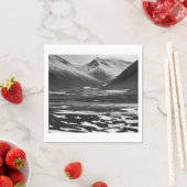 Serviette En Papier Tibet pittoresque (En situation)
