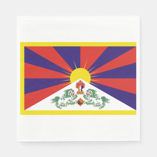 Serviette En Papier Tibetan (Devant)