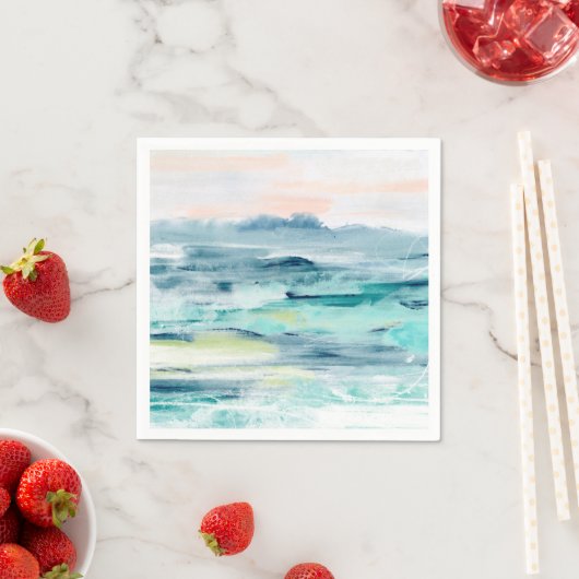 Serviette En Papier Tides de plage II (En situation)