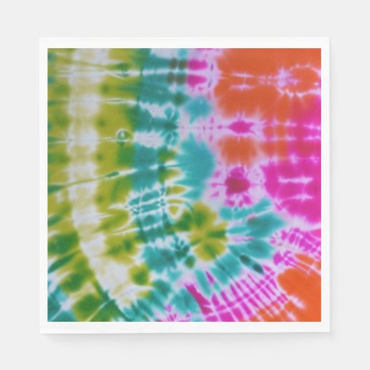 Serviette En Papier Tie Dye (Devant)