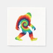 Serviette En Papier Tie Dye Bigfoot (Devant)