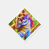 Serviette En Papier Tiger Art (Coin)