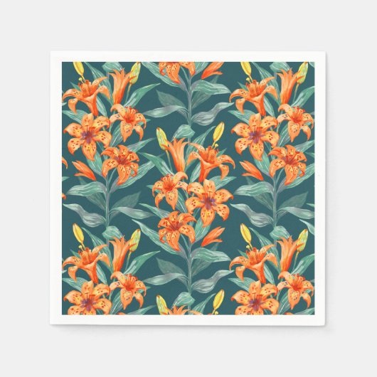 Serviette En Papier Tiger Lily (Devant)