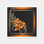 Serviette En Papier Tiger Lily Mariage (Devant)