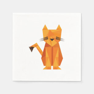 Serviette En Papier Tiger Oragami