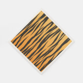 Serviette En Papier Tiger Strier Black Gold Mariage Parti Poster de an (Coin)