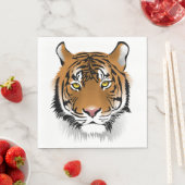 Serviette En Papier Tigre (En situation)
