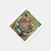 Serviette En Papier Tigre (Coin)