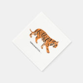 Serviette En Papier Tigre (Coin)
